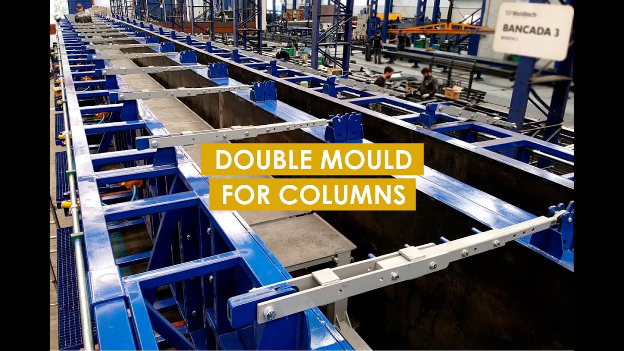 HYDRAULIC DOUBLE MOULD FOR COLUMNS
