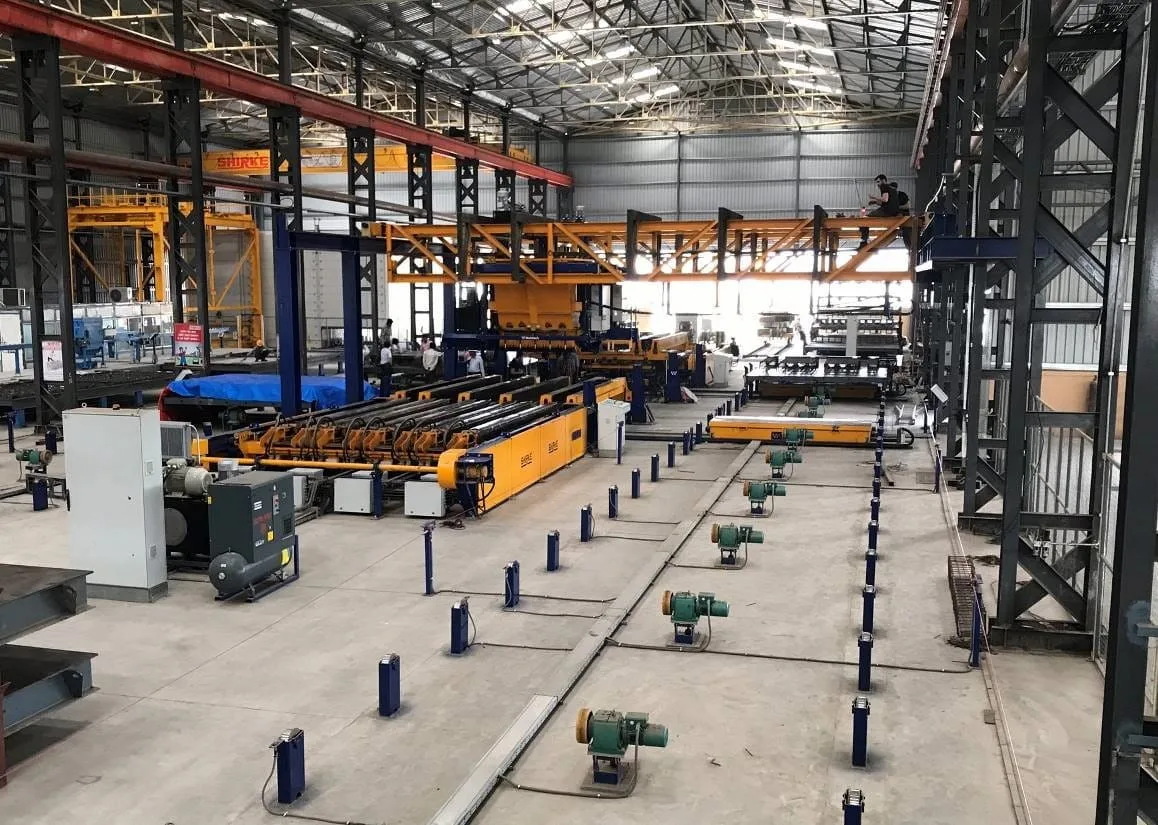 Pallet circulation line